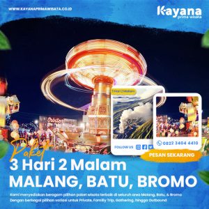 Paket 3 Hari 2 Malam - Malang Batu Bromo